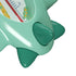 Green Airplane Baby Bath Thermometer for Accurate Water Temperature