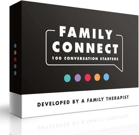 100 Family Conversation Cards, Fun Games for Kids & Adults, Strengthen Relationships for Game Night