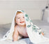 fundich 45"x40" Baby Milestone Blanket for Boys & Girls | Soft Monthly Picture Blanket for Newborn | Eucalyptus Nursery