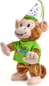 13" Cuddle Barn - Birthday Bash Brett | Animated Stuffed Animal Monkey Plush Toy Dances to Celebration