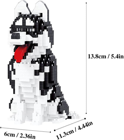Mini Dog Building Blocks Pet Building Toy Bricks, 753 PCS Micro Mini Blocks Set for Kids or Adults
