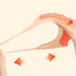 Adjustable Toddler Hair Washing Shield,Baby Shower Cap for Kids,Shower Hat for Kids,Cute Crown Shape Silicone Baby Shower Visor Shampoo Cap for Eye and Ear Protection (red)