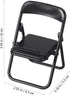 12pcs Gadpiparty Mini Chairs for Crafts, Mini Folding Chair, Action Figure Accessories Phone Holder Stand Doll