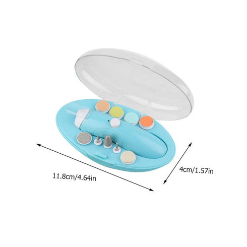 Set Trimming Rechargeable Electric Nail Polisher Portable Nail Kit for Boy Girl Adults Pets Lightweight Usb Charging