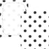 CZXW 52" 28" Polka Dots Black White Crib Sheets Fitted x Natural Cotton Soft & Breathable for Baby Crib Mattress
