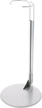 Plymor DSP-15S Silver Adjustable Doll Stand, fits 25 to 34 inch Dolls, Waist 3.75 to 5 inches Wide, 11 to 13 inches