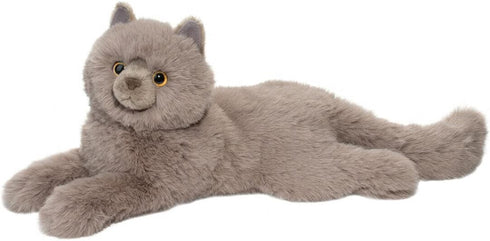 Douglas Cuddle Toys Juliette 15" Grey Persian CAT Plush Stuffed Animal