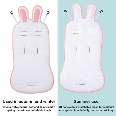 Universal Baby Stroller Cushion Seat Liner, Soft Breathable Ice Cooler Mat for Infant Car Seat