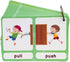 Zwttey 100 Groups English Antonyms Flashcards, Building Vocabulary Pocket Cards, Educational Learning Toys,