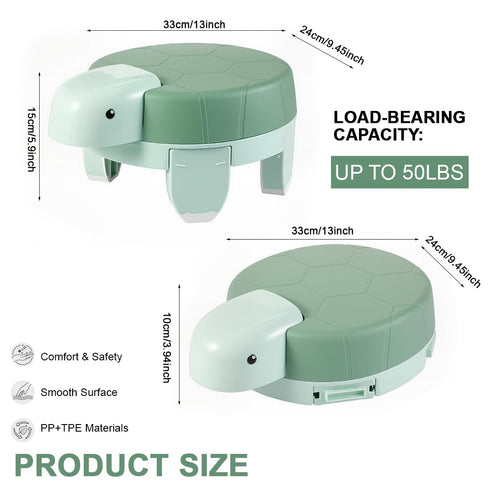 YJFHHH 20 Potty Training Toilet Seat Portable Travel Potty Folding Kids Potty Chair with Storage Bag and Liners