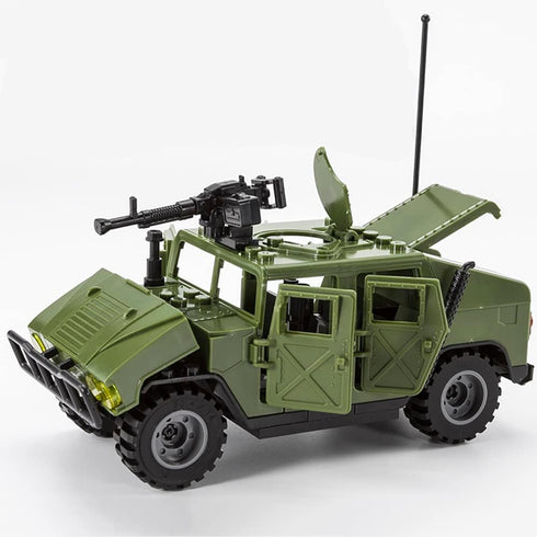 Armored Vehicle Building Block Toy, Military Vehicle for Ages 6-12+, Army Battle Brick Model Toys Gifts for Boys (4