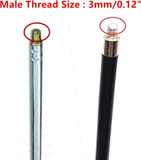 4Pcs Remote Control Metal and Soft Antenna Accessory, Children Ride On Car Replacement Parts