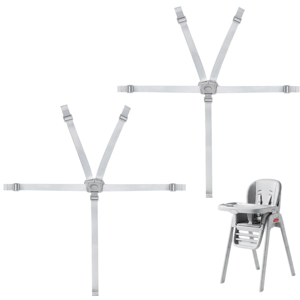 Engorgio High Chair Straps Replacement Compatible for gracos Highchairs and Most 5 Point