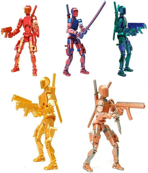 T13 Action Figure, Titan 13 3D Printed Action Figure, Lucky 13 Action Figure, Nova 13 Action Figure Dummy 13 Action Figure