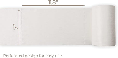 100 Diaper Liners for Cloth Diapers, Disposable Sheets Per Roll, Made of Soft Material, by Nora's Nursery