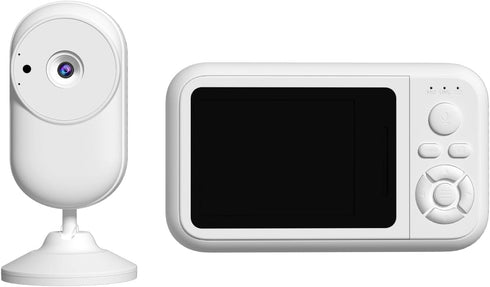 Elzeeo 2.8 2-Way Baby Monitor with Camera and Audio, Wireless Baby Monitor No WiFi with Auto Night Vision, VOX, Audio