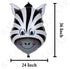 BALONAR 5pcs Animal Balloons for Child Birthday Party Supplies - 32 Inch Tiger Lion Zebra Monkey Giraffe, Cute Baby