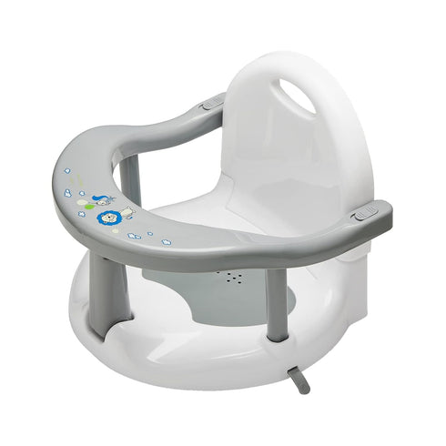 Lucakuins Foldable Baby Bathtub Seat - Non-Slip Bath Chair for Sitting Up, Shower