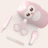 Nail Clipper Safe Manicure Grooming Kit with Comfortable Grip Lightweight Portable Case for Newborn and Moms