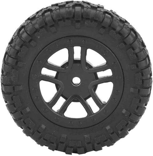 2pcs Toys Car Tire, PX RC Truck Rubber Wheel Tire with Hub for 9301 1/18 Model Car