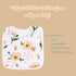 Set 4-Piece Muslin Swaddle Blanket for Baby Newborn Essentials with Swaddle, Burp Cloth & Bibs, Soft Breathable