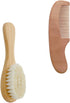 Baby Bath Brush Set Newborn Bathing Brush Wood Comb Kit for Boys