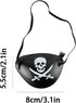 Firesofheaven 3-Piece Pirate Set - Pirate Sword, Blindfold, Treasure Game for Halloween Party, Outdoor Pirate Cosplay