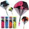 4PCS Set Tangle Parachute Figures - Hand Throw Soldiers Square Outdoor Flying Toys | No String