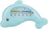 Cute Blue Dolphin Baby Bath Thermometer for Safe Bathing