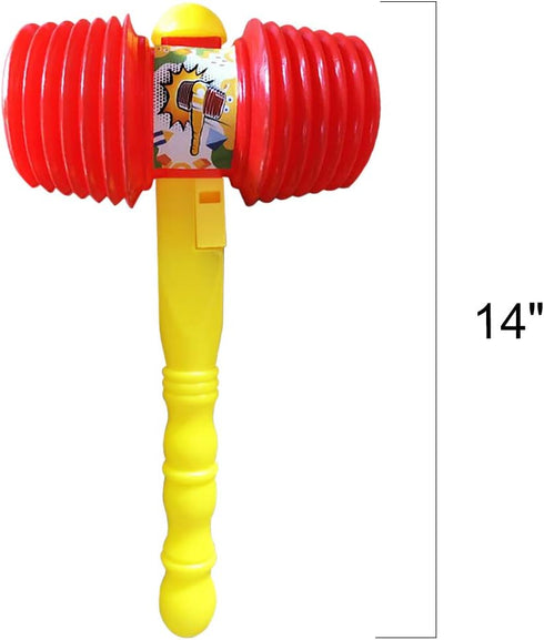 ArtCreativity Giant Halloween Squeaky Hammer for Kids – Jumbo 14 Inch Squeaking Toy for Party Favors