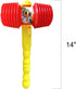 ArtCreativity Giant Halloween Squeaky Hammer for Kids – Jumbo 14 Inch Squeaking Toy for Party Favors