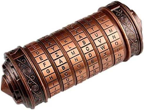 Cryptex Da Vinci Code Mini Cryptex Lock Puzzle Boxes with Special Compartments
