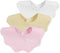 Bamery Baby Bandana Bibs White Cotton Drool Bibs for Drooling and Teething