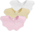 Bamery Baby Bandana Bibs White Cotton Drool Bibs for Drooling and Teething