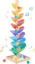 Marble Run Wood Ball Drop Toy for Kids 3-5 Toddlers Wooden Musical