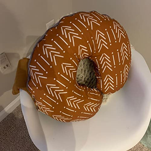 Culclendy Nursing Pillow Cover, Breastfeeding Pillow Cover, Rust Nursing Pillow Cover, Breastfeeding Pillow Slipcover