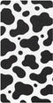 CZXW Cow Print Black White Crib Sheets Fitted 52" x 28" Natural Cotton