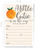 Little Cutie Baby Shower Invitations (20 Count) with Envelopes - Gender Neutral or Girl Shower