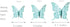 Cheerland Butterfly Wall Decor, 3D Butterflies Decals Mural, Removable Turquoise Decorations for Girl Bedroom