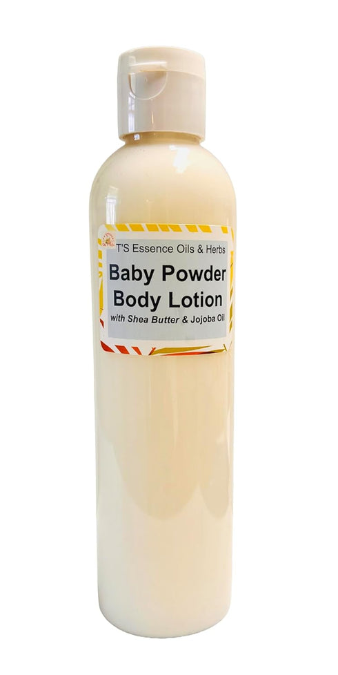 Generic Baby Powder Body Lotion - Shea Butter and Jojoba Oil, Handmade, Paraben-Free,