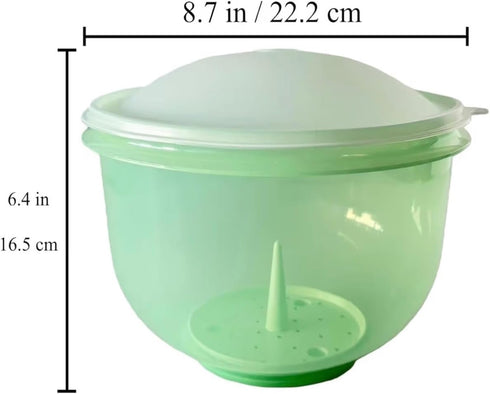 Generic NewTupperware Super Crisp It Lettuce Keeper LimeGreen