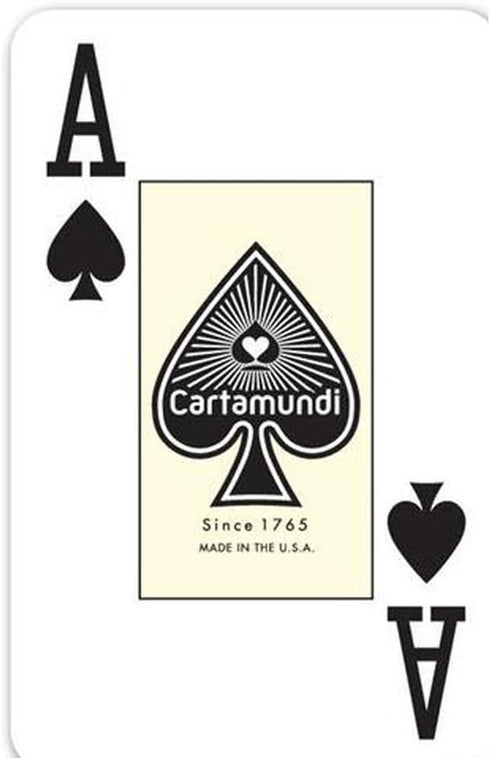 Cartamundi 1060 Ace Playing Cards - 100% Plastic - Assorted Colors