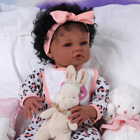 BABESIDE 3 Pcs Cat Style Romper Baby Doll Clothes for 17-22 Inch Dolls, Accessories for Newborn Boy & Girl