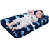Set 2PK, BlueSnail Print Changing pad Cover Breathable and Comfortable Changing Pad Cover for Boys and Girls (Navy+