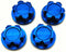 Aluminum Wheel Nuts 17mm for Traxxas 1/5 X Maxx X-Maxx 7758, Blue
