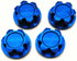 Aluminum Wheel Nuts 17mm for Traxxas 1/5 X Maxx X-Maxx 7758, Blue