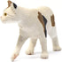 Schleich Farm World, Realistic Cat Animal Toys for Kids, American Shorthair Cat Toy, Brown and White, Ages 3+