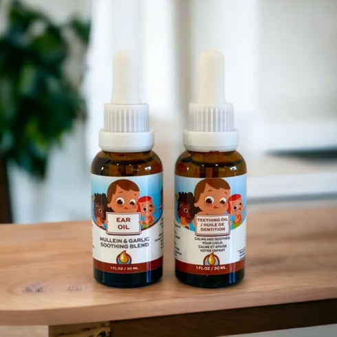 Punkin Butt Teething Oil and Ear Oil for Sore Gum and Ear Canal Relief | All Natural, Organic, Safe for Infants
