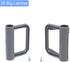 WOMHOM Retractable Mesh Baby Gate Hardware Replacement Parts Kit, Full Set Wall Mounting Accessories, Grey