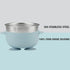 6-in-1 Set PandaEar Stainless Steel Baby Feeding | Divided Suction Plate, Bowl, Sippy Cup with Straw, Bib, Spoon & Fork